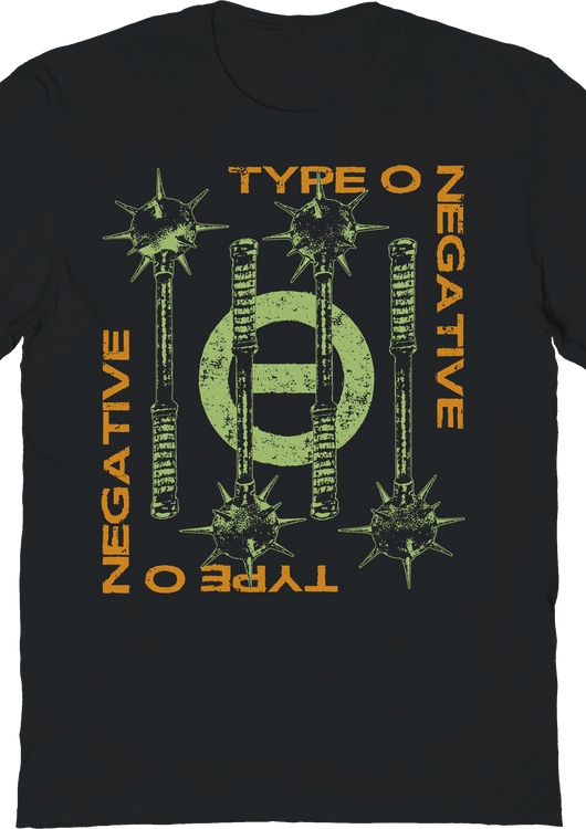 4 Maces Logo Type O Negative T-Shirt - main product image