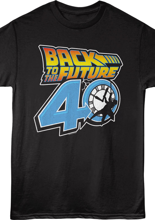 40th Anniversary Back To The Future T-Shirt - main product image
