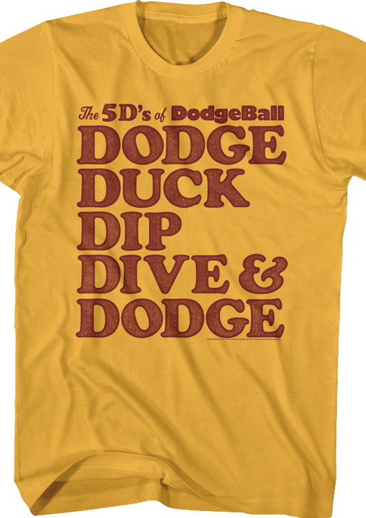 5 D's Dodgeball T-Shirt - main product image