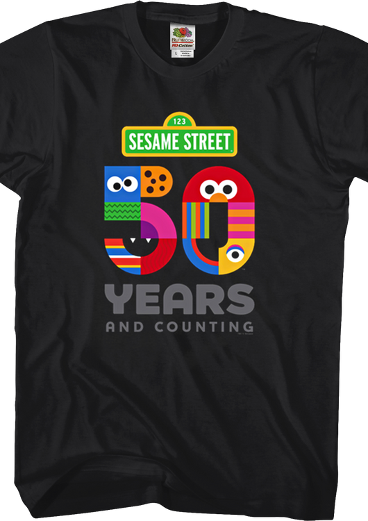 50 Years and Counting Sesame Street T-Shirt - main product image