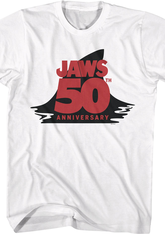 50th Anniversary Jaws T-Shirt - main product image