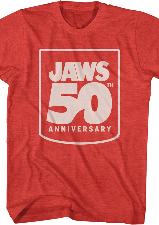 50th Anniversary Shield Jaws T-Shirt - main product image