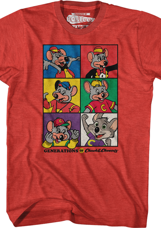 6 Cheese's Chuck E. Cheese T-Shirt - main product image