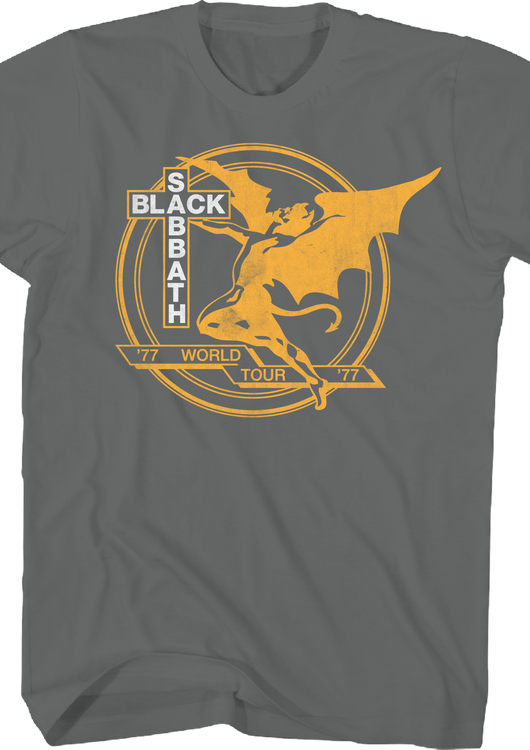 '77 World Tour Black Sabbath T-Shirt - main product image