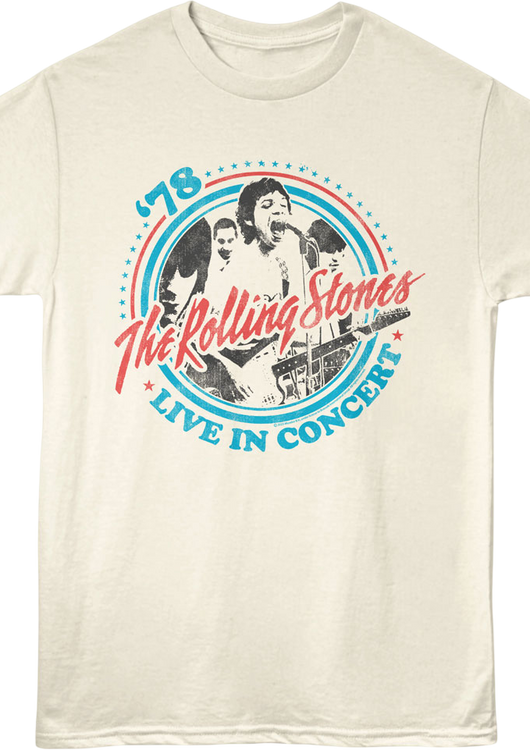 '78 Concert Circle Rolling Stones T-Shirt - main product image