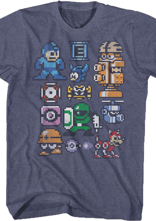 8-Bit Characters Mega Man T-Shirt - main product image