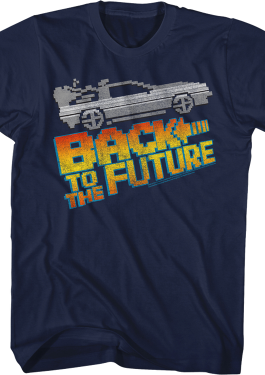8-Bit Back To The Future T-Shirt - main product image