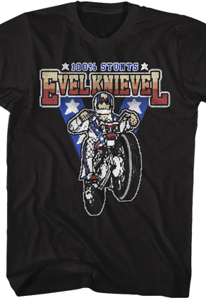 8-Bit Evel Knievel T-Shirt