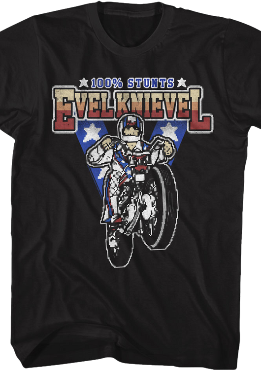 8-Bit Evel Knievel T-Shirt - main product image