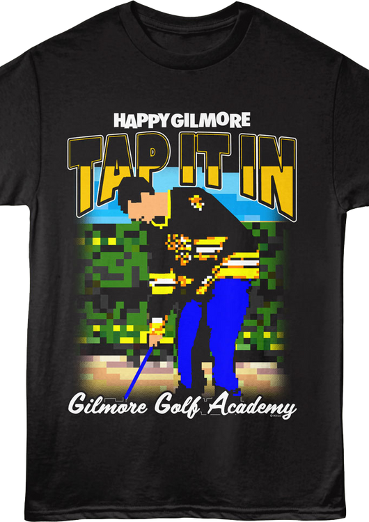 8-Bit Gilmore Golf Academy Happy Gilmore T-Shirt - main product image