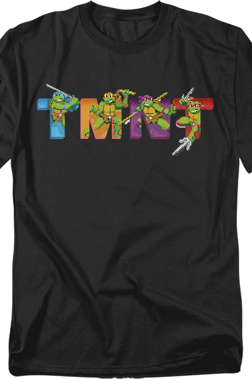 8-Bit Heroes Teenage Mutant Ninja Turtles T-Shirtmain product image