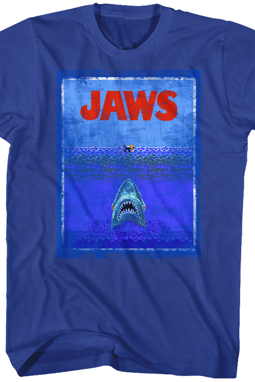 8-Bit Jaws T-Shirtmain product image