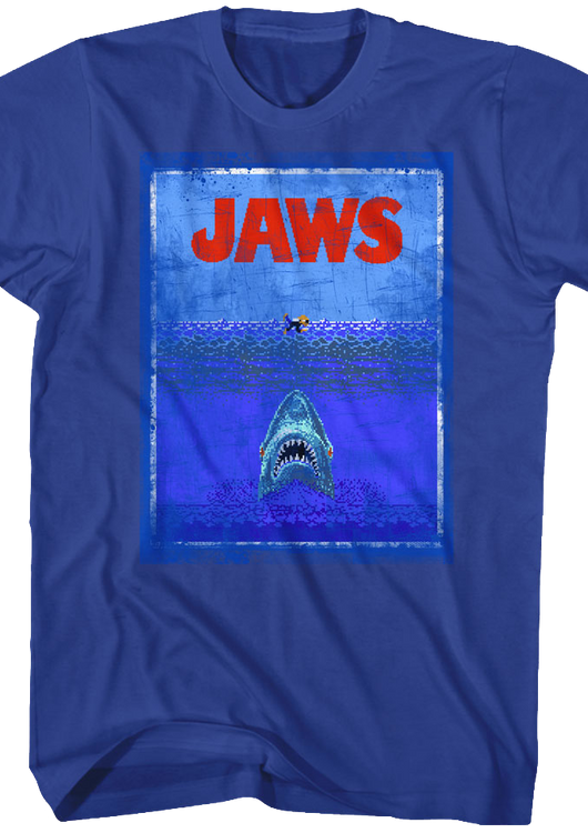 8-Bit Jaws T-Shirt - main product image