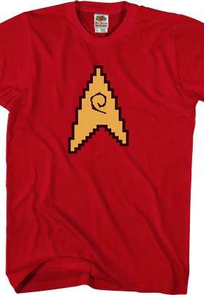 8-Bit Starfleet Logo Star Trek T-Shirt