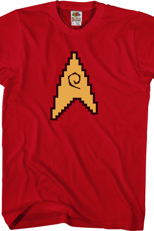 8-Bit Starfleet Logo Star Trek T-Shirtmain product image