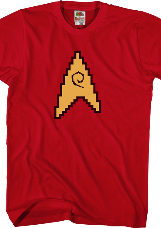 8-Bit Starfleet Logo Star Trek T-Shirt - main product image