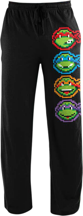 8-Bit Teenage Mutant Ninja Turtles Lounge Pants - main product image