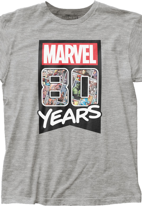 80 Years Marvel Comics T-Shirt