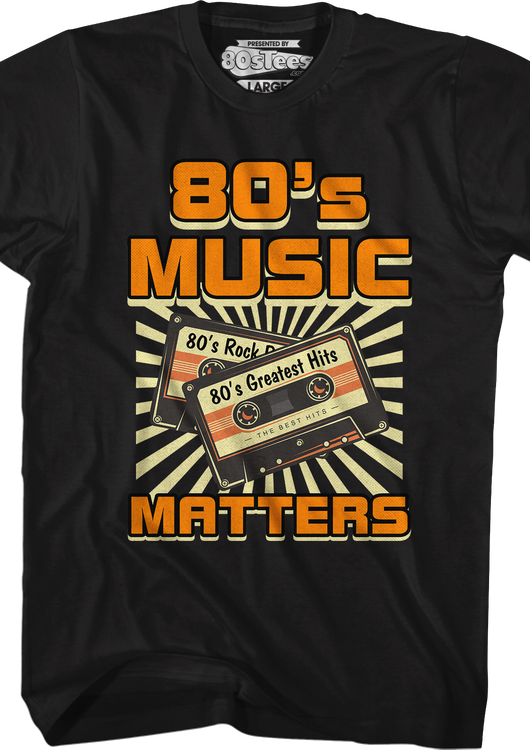 80's Music Matters T-Shirt - main product image