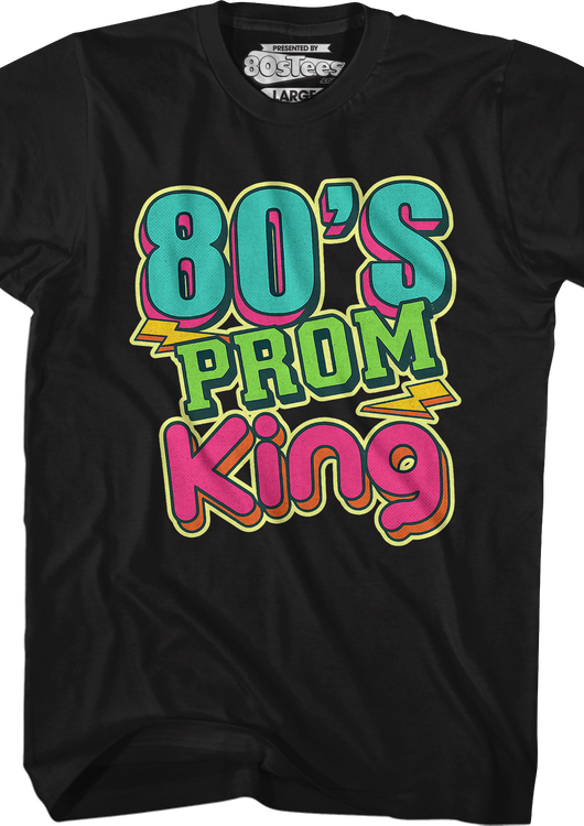 80's Prom King T-Shirt - main product image