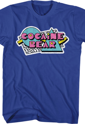80s Shapes Cocaine Bear T-Shirt