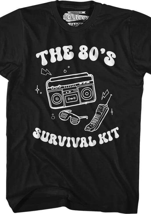 80's Survival Kit T-Shirt - main product image