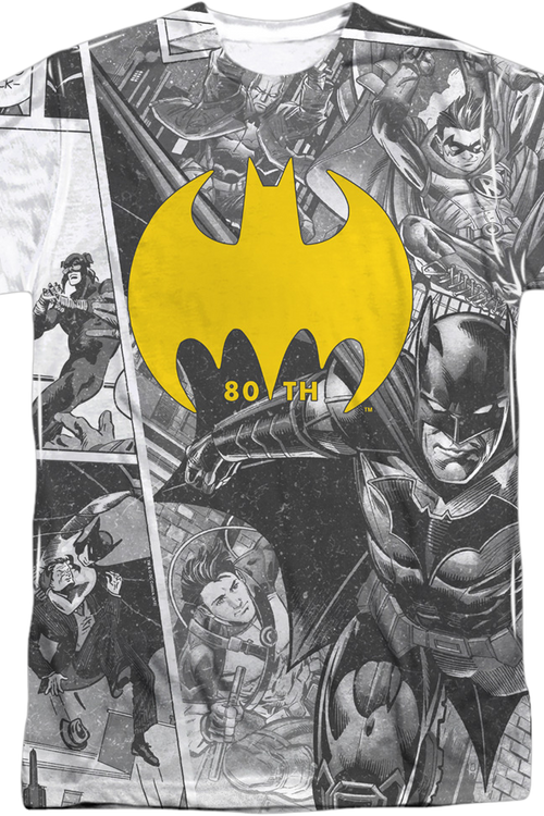 80th Anniversary Collage Batman T-Shirtmain product image