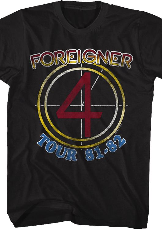 81-82 Tour Foreigner T-Shirt - main product image