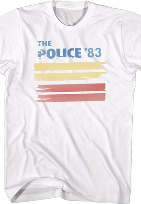 '83 Stripes The Police T-Shirt