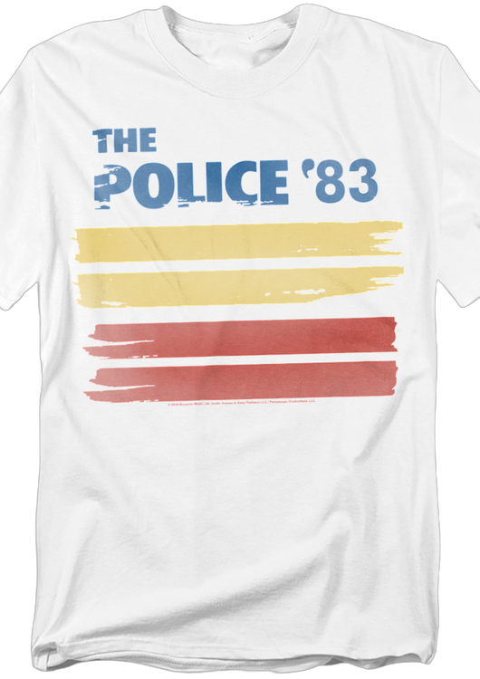 '83 Stripes The Police T-Shirt - main product image