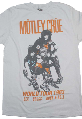 83 World Tour Motley Crue Shirt