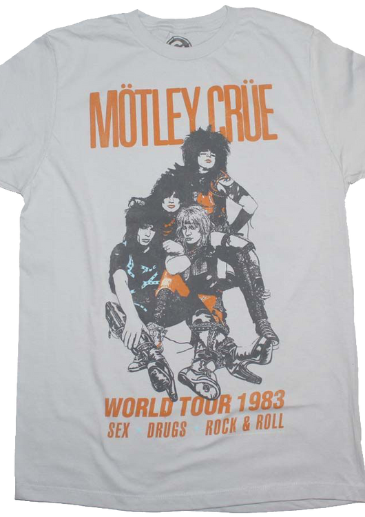 83 World Tour Motley Crue Shirt - main product image