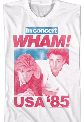 '85 USA Concert Wham T-Shirt