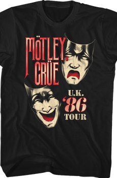 '86 UK Tour Motley Crue T-Shirt