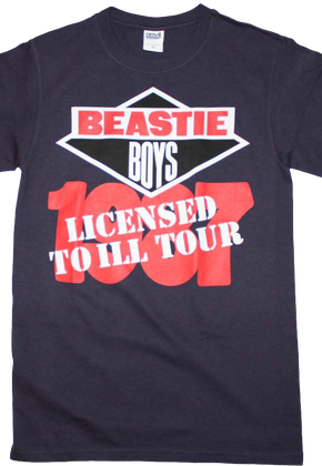 87 Licensed To Ill Tour Beastie Boys T-Shirt