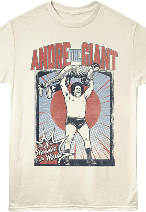 8th Wonder Of The World Illustration Andre The Giant T-Shirt