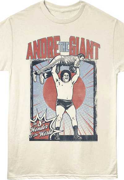 8th Wonder Of The World Illustration Andre The Giant T-Shirt