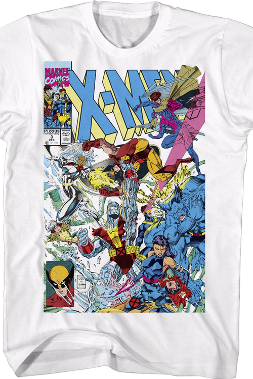 White 90s X-Men T-Shirtmain product image