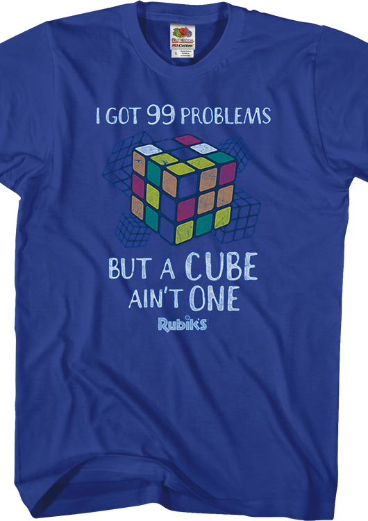 99 Problems Rubik's Cube T-Shirt - main product image