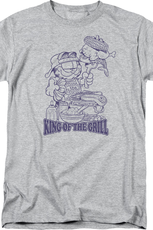 King Of The Grill Garfield T-Shirtmain product image