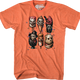 Small / Bright Orange Heather