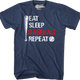 Small / Navy Heather