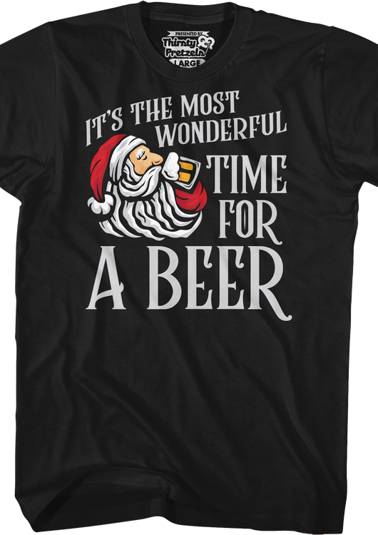 The Most Wonderful Time For A Beer T-Shirt - main product image