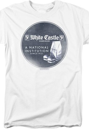 A National Institution Since 1921 White Castle T-Shirt