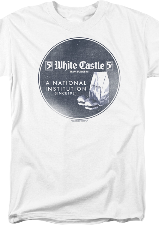 A National Institution Since 1921 White Castle T-Shirt - main product image