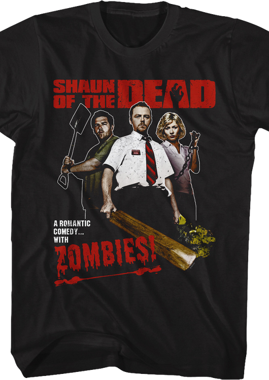 A Romantic Comedy With Zombies Shaun Of The Dead T-Shirt - main product image
