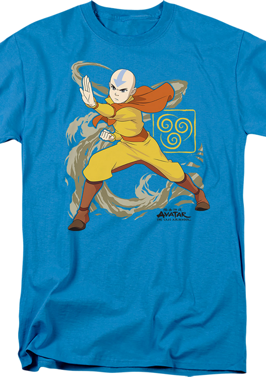 Aang Wind Blast Avatar The Last Airbender T-Shirt - main product image