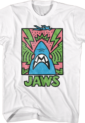 Abstract Poster Jaws T-Shirt