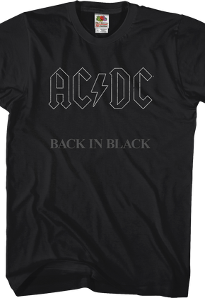 ACDC Back In Black Shirt