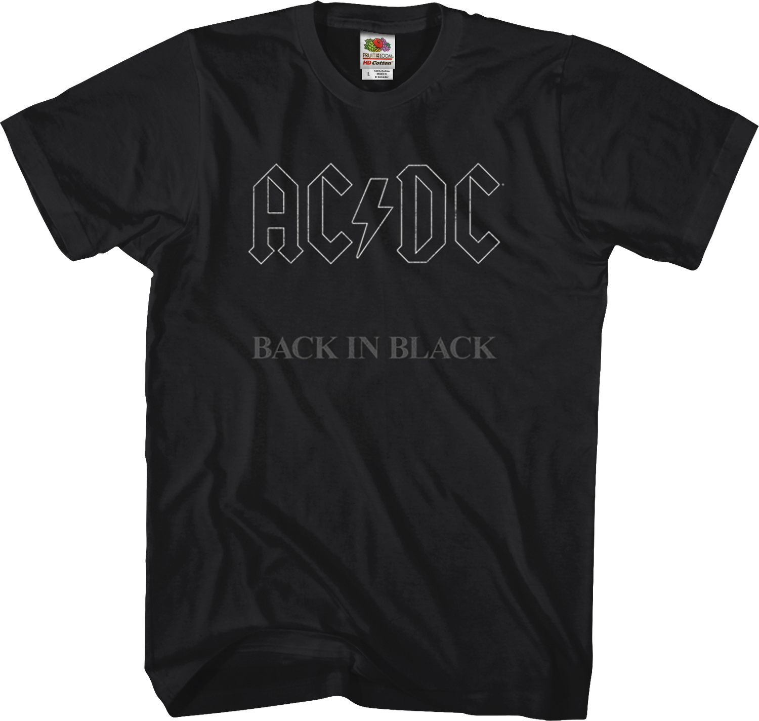 AC/DC Back In Black Shirt: Music T-Shirts